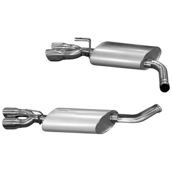 Kooks 2011-2017 Chevrolet Caprice PPV 2-1/2" Axle-Back Exhaust w/ Quad Tips 25206100