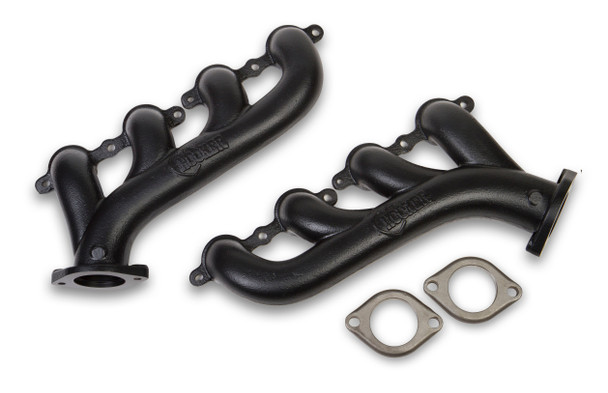 Hooker Blackheart LS-Swap Gen III/IV Exhaust Manifolds 2.25" - Black Finish 8501-3HKR