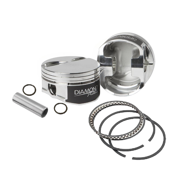 Diamond LS 4.130 Bore 4.000 Stroke -3.84cc Flat Top Piston Kit 11586-R1-8