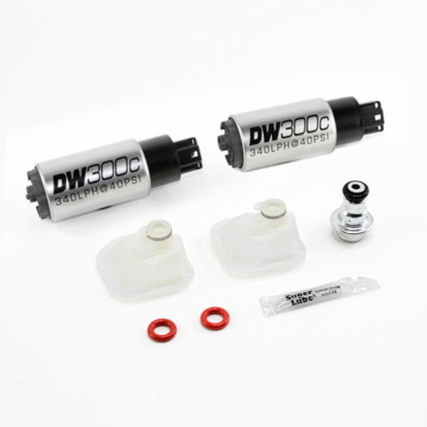 DeatschWerks DW300c 340lph x 2 In-Tank Fuel Pumps w/Kits - 2009-14 Cadillac CTS-V 