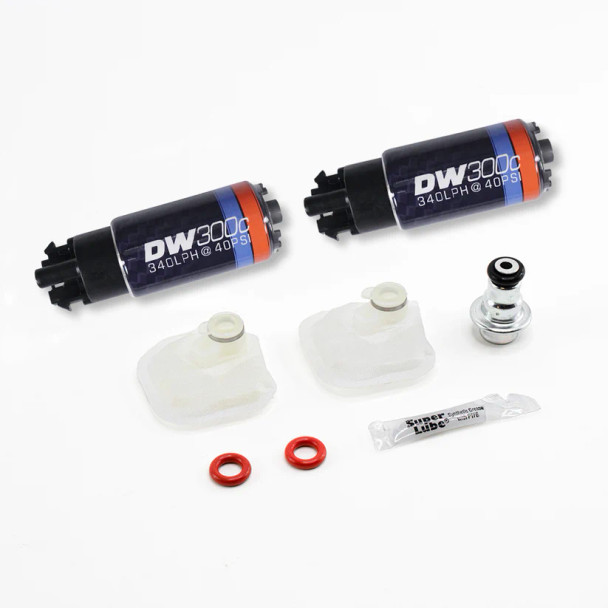 DeatschWerks DW300c 340lph x 2 In-Tank Fuel Pumps w/Kits - 2009-14 Cadillac CTS-V (9-309-1039)