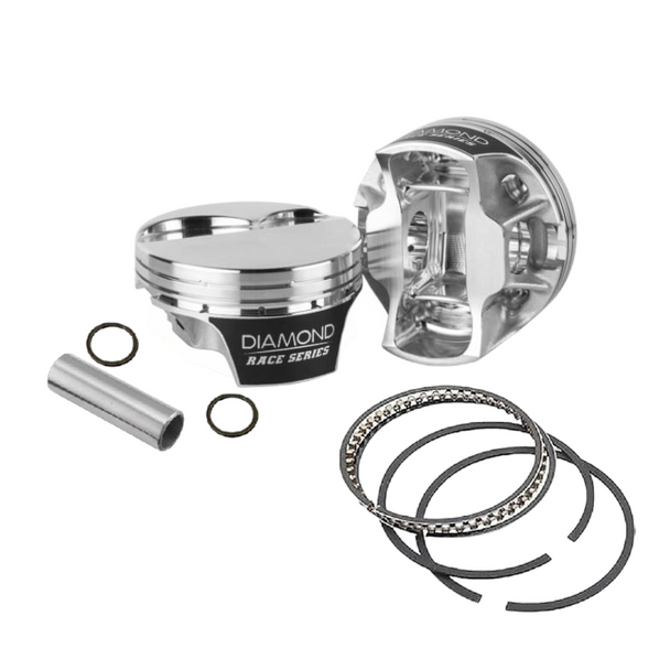 Diamond LS2K 4.135 Bore 4.000 Stroke -4.8cc LSX 12 Flat Top Piston Kit 21568-RS-8
