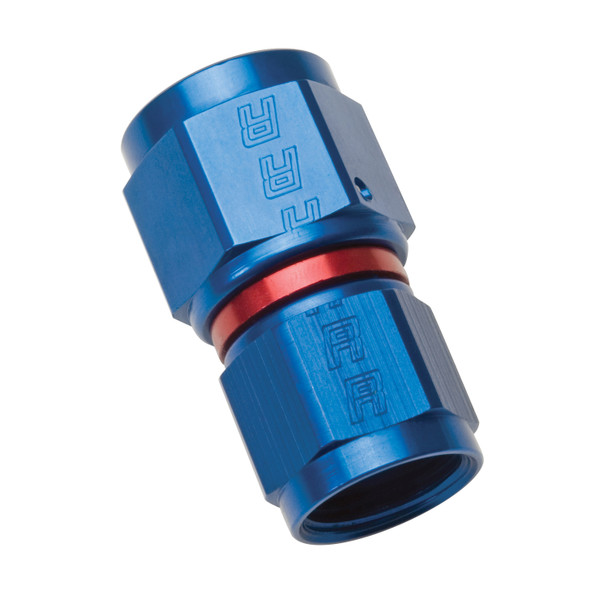 Russell -10 to -12 AN Female Swivel Reducer Adapter Fitting - Red/Blue 640570