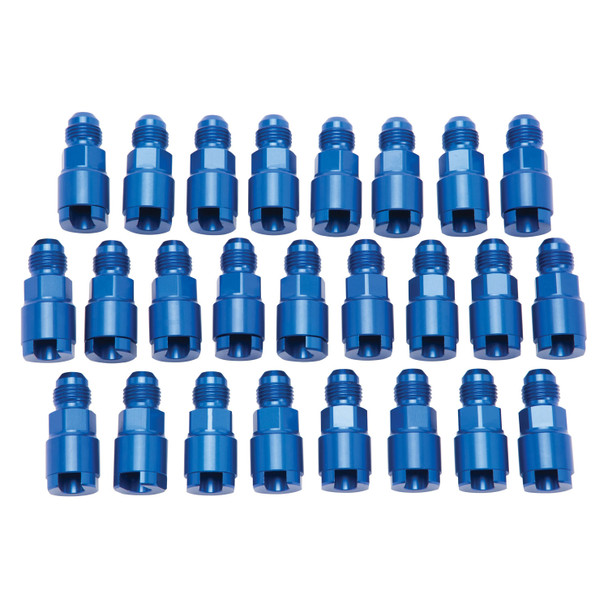 Russell -6 AN Male to 5/16" SAE Female Quick-Disconnect Capped EFI Adapter Fitting - 25 Pack