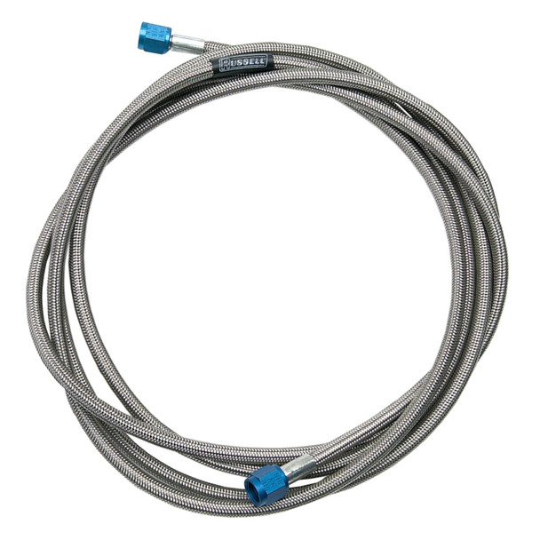 Russell -6 AN Nitrous Hose Line Assembly - Blue