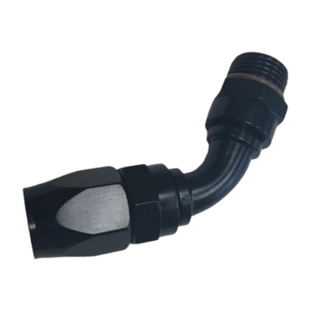 Fragola -10 AN Male Rad. x 60 Degree Direct Fit Hose End Pro-Flow Series 2000 (226010-BLRAD)