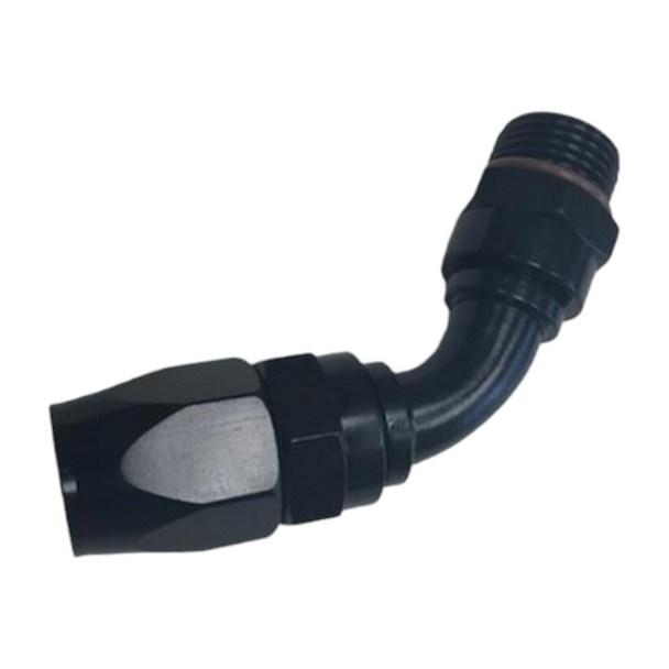 Fragola -12 AN Male Rad. x 60 Degree Direct Fit Hose End Pro-Flow Series 2000 (226012-BLRAD)