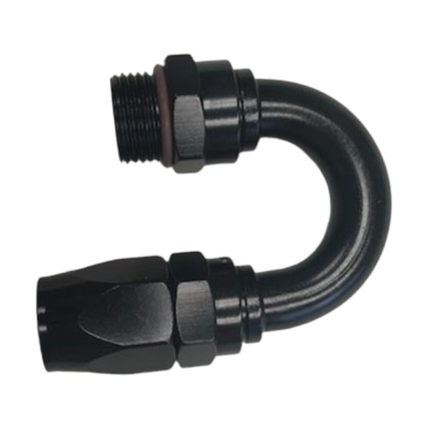 Fragola AN Male Rad. x 180 Degree Direct Fit Hose End Pro-Flow Series 2000