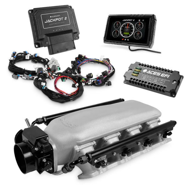 Aces Jackpot 2 LS EFI Top End Kit 500HP DBW & Manual Trans - Rectangle Port