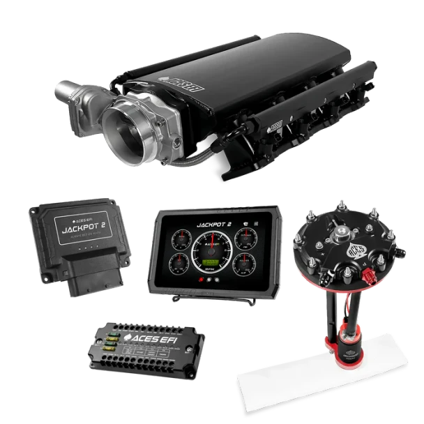 Aces Jackpot 2 LS EFI Master Kit w/Tank Conversion Pump Module DBC & Manual Trans - Cathedral Port