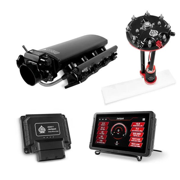 Aces Jackpot LS3/L92 EFI Master Kit w/Tank Conversion Fuel Pump DBC & Trans Control - Rectangle Port