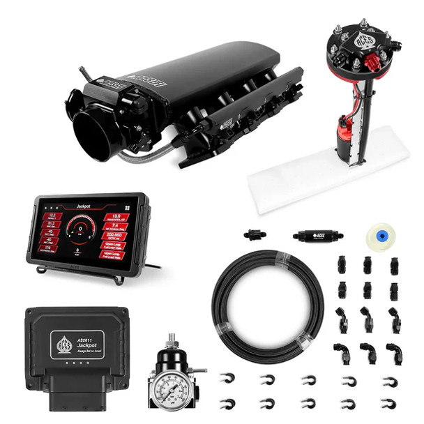 Aces Jackpot LS3/L92 EFI Master Kit w/Tight Fit Fuel Pump/PTFE Hose Kit DBC & Manual Trans - Rectangle Port