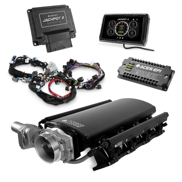 Aces Jackpot 2 LS EFI Top End Kit 800HP DBW & Manual Trans - Raised Rectangle Port (AS20263-TEK-2029B-800)
