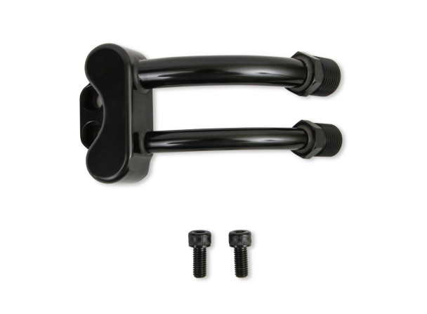 Holley SD7 A/C Compressor Line Adapter Black 199-201BK