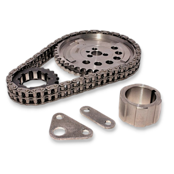 LS7 Billet Double Roller Timing Set 13577 - 3-Bolt, 4-Pole for 58x