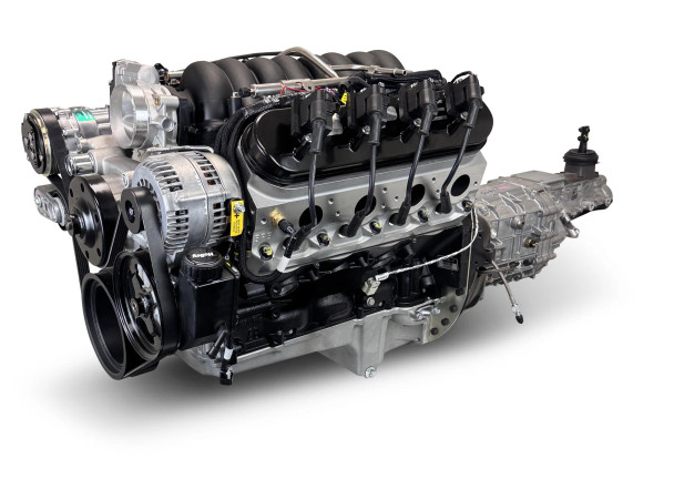 BluePrint Engines Builder Series LS 376CI 530HP Holley Terminator X EFI Long Block w/ TKX Manual Trans BLS3763TKX 