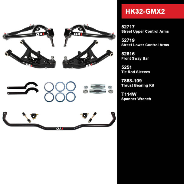 QA1 Level 2 Handling Kit 2.0 w/o Shocks 1969-72 GM G-Body HK32-GMG2