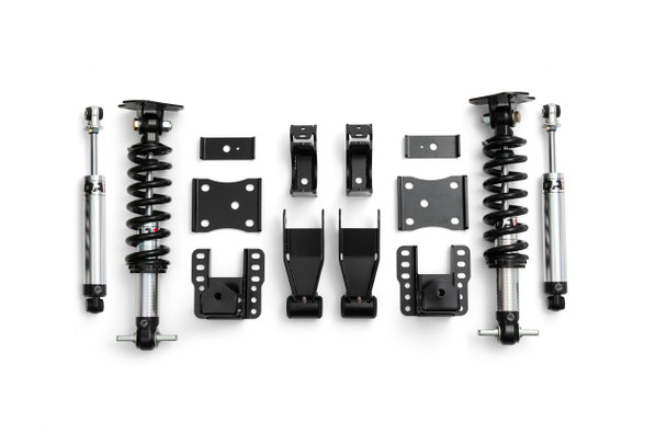 QA1 4/6 Lowering Kit Single Adjustable GM 2007-18 Silverado/Sierra 1500 4WD LK01-GMT04