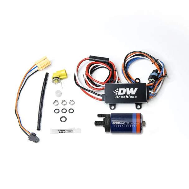 DeatschWerks DW440 440 LPH In-Tank Brushless Fuel Pump w/2-Speed Controller Gen VI Camaro 9-442-C102-0902