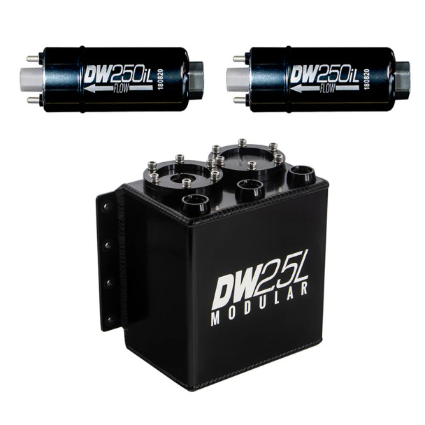 DeatschWerks 2.5L Fuel Surge Tank w/ Dual 250iL Pumps 6-252-25ST