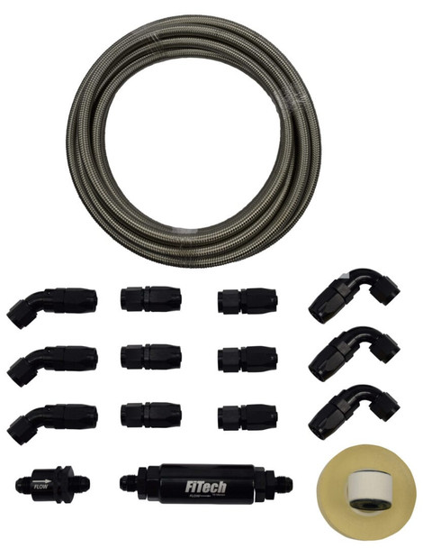 Fitech 20' Hose Kit w/ 10 Micron Filter, Check Valve 51001