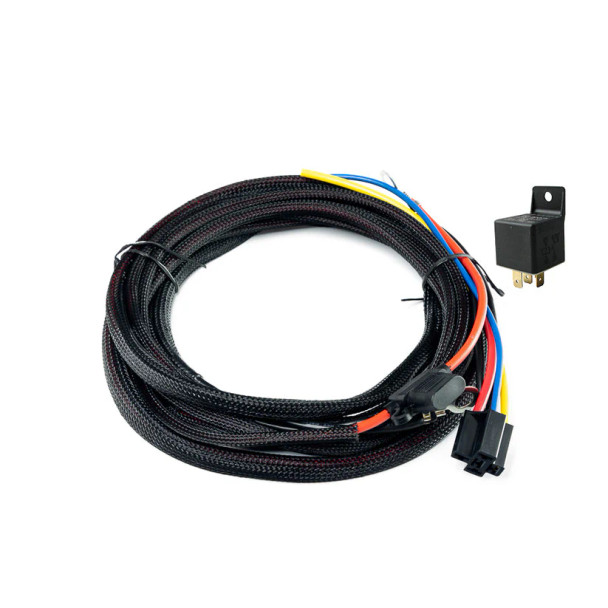 DeatschWerks High-Current Fuel Pump Hardwire Kit Universal Battery Wiring Harness FPHWK-10-HD