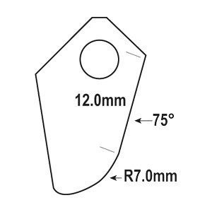 Goodson Valve Seat Cutter Blade FT-002B-HP