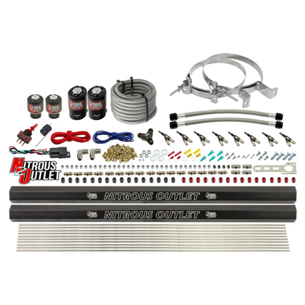 Nitrous Outlet LS/LT Direct Port Wet System E85 w/Dual Rails 00-10474-E85-L-R-00