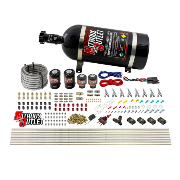 Nitrous Outlet LS/LT Direct Port Wet System .122 Nitrous/.177 Fuel w/10lb Bottle 00-10433-H-SBT-10