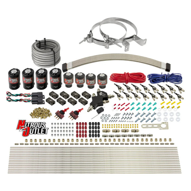 Nitrous Outlet LS/LT Dual Stage Direct Port Wet System E85 .112 Nitrous /.177 Fuel 00-10433-E85-L-DS-00 Nitrous Outlet LS/LT Dual Stage Direct Port Wet System E85 .112 Nitrous /.177 Fuel 00-10433-E85-L-DS-00