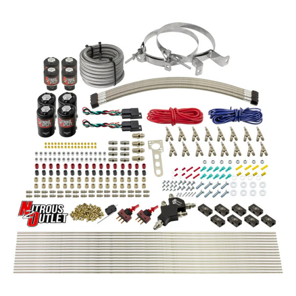Nitrous Outlet LS/LT Dual Stage Direct Port Wet System E85 SBT .122 Nitrous /.177 Fuel 00-10434-E85-H-SBT-DS-00