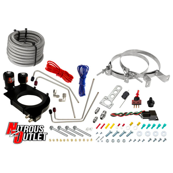 Nitrous Outlet 102mm Holley Hi Ram Throttle Body Plate System 00-10161-T-102-00