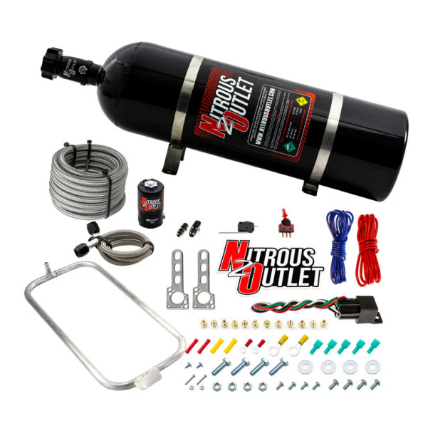 Nitrous Outlet GM 98-02 F-Body Filter Entry HALO Dry System w/15lb Bottle 00-10204-15