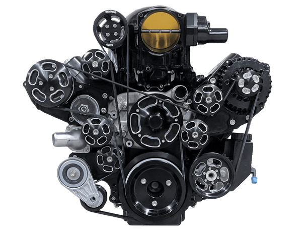 Wegner GM LS Accessory Drive Kit for Whipple 2.9L Front Feed Camaro Offset WAK073-C - ALT / WP (WAK073-C)