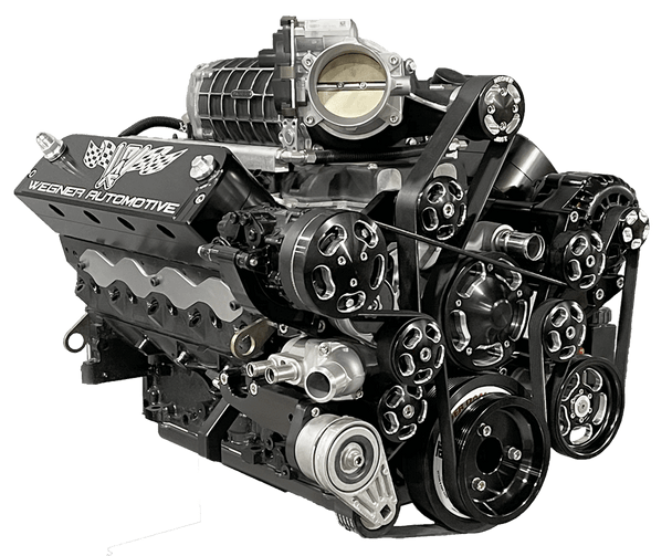 Wegner GM LS Accessory Drive Kit for Magnuson TVS 1900/2300 Offset WAK076-C - ALT / WP (WAK076-C)