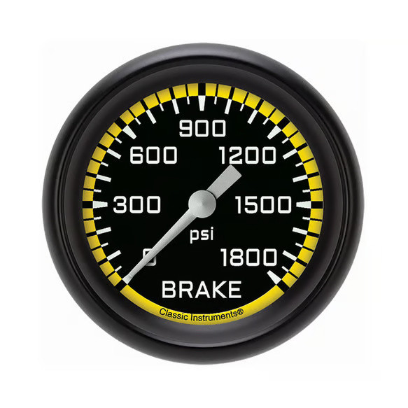Classic Instruments Full Sweep Brake Pressure Gauge