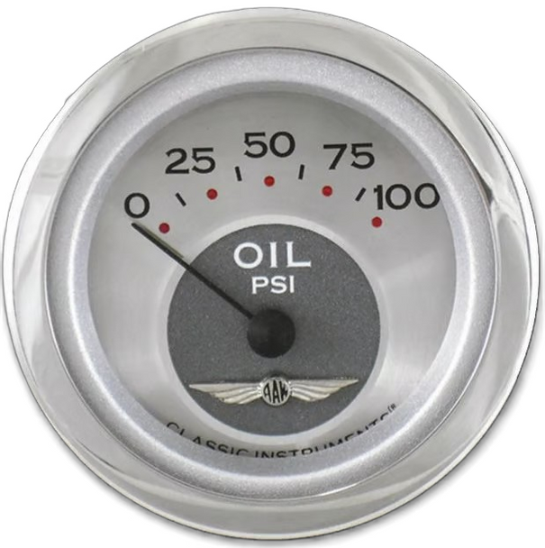 Classic Instruments All American 2 1/8" Oil Pressure Gauge AW81SRC