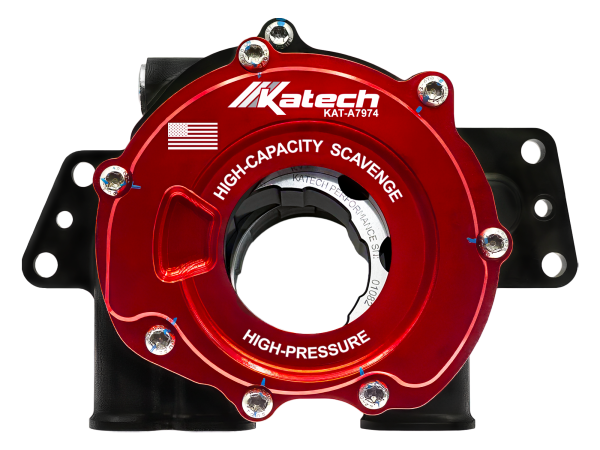 Katech TrackFlow GM LS9 Billet Scavenge Dry Sump Oil Pump High-Pressure, High-Capacity KAT-A7974