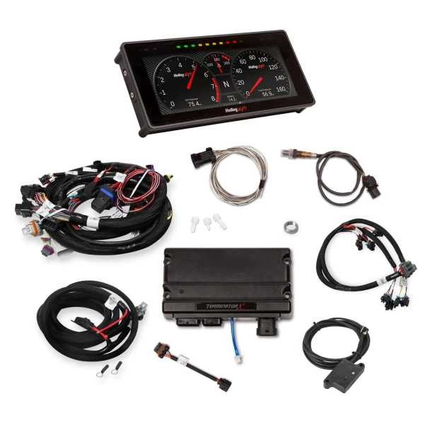 Holley Terminator X GM LS ECU w/ 6.86" Pro Dash - 24x / Multec 2 (550-904-1)