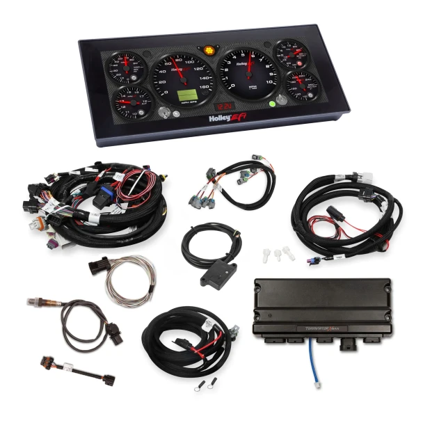 Holley Terminator X MAX GM LS ECU w/ Trans Control, 12.3" Pro Dash - 24x / EV6 (550-919-2)