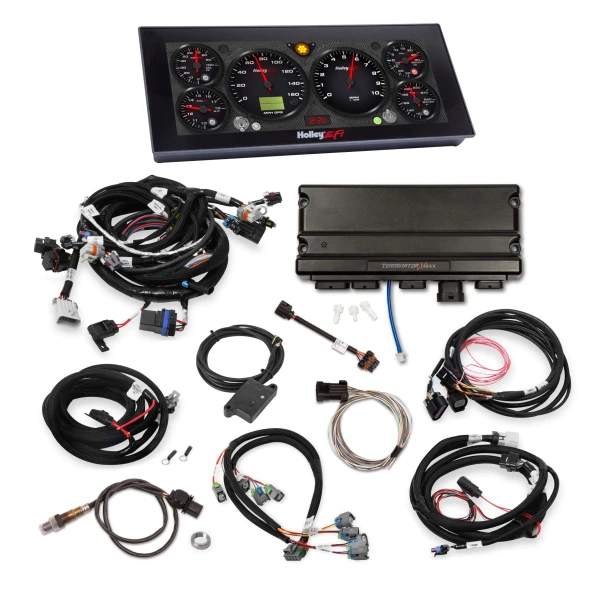 Holley Terminator X GM LS ECU w/ Trans Control, DBW, 12.3" Pro Dash - 58x / EV6 (550-928-2)