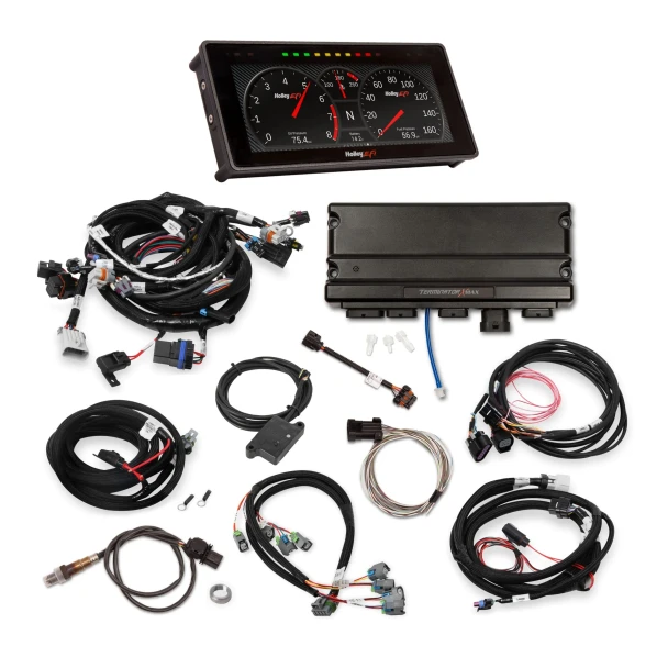 Holley Terminator X GM LS ECU w/ Trans Control, DBW, 6.86" Pro Dash - 58x / EV6 (550-928-1)