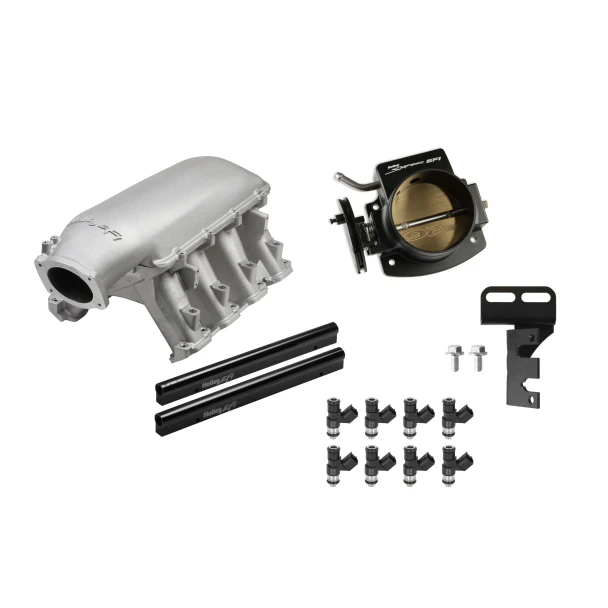 Holley EFI Gen V LT Hi-Ram Natural Kit - 92mm Throttle Body, 120 lb/hr Injectors (300-141-120K)
