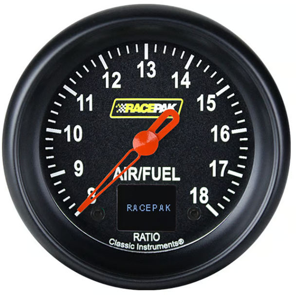 Classic Instruments Racepak 2-5/8" Air/Fuel Gauge Black 250-CI-394BB (250-CI-394BB)