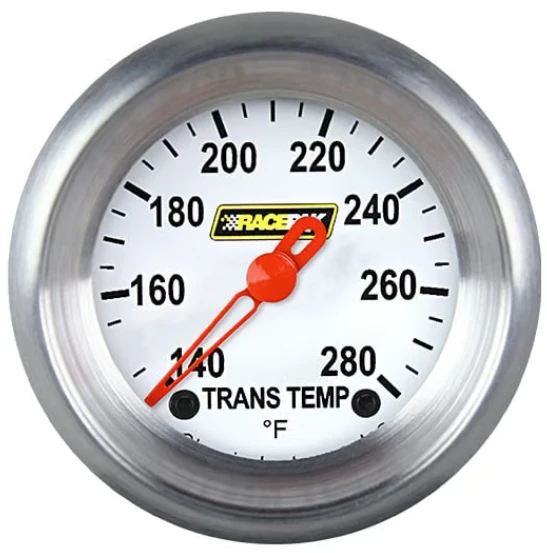 Classic Instruments Racepak 2-1/8" Transmission Temperature Gauge White 250-CI-127WA (250-CI-127WA)