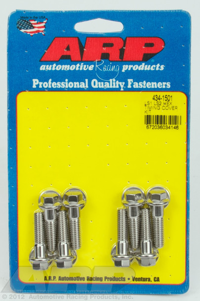 ARP GM LS Timing Cover Stainless Hex Bolts 434-1501