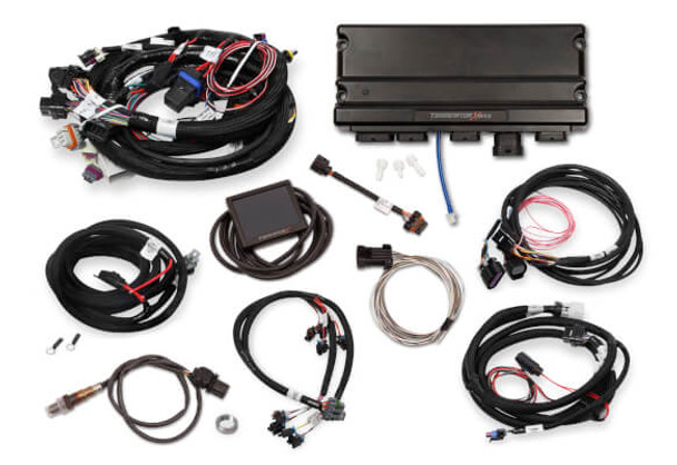 Holley Terminator X Max GM LS Standalone ECU & Wire Harness 550-927 - 24x/Multec 2/Trans Control/DBW