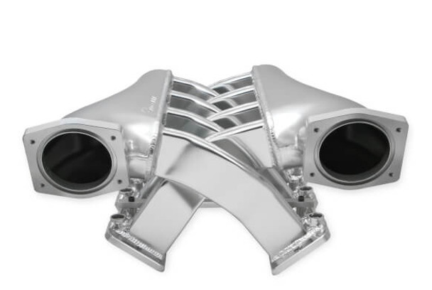 Sniper LS EFI Fabricated 92mm Dual Plenum Intake Manifold 820201, Silver