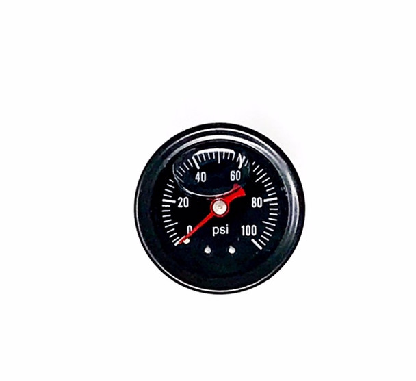 LSXceleration Oil Filled 0-100 PSI EFI Fuel Pressure Gauge 30-001