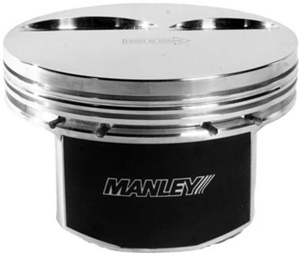 Manley Platinum Series LS 4.075 Bore 3.622 Stroke -4cc Flat Top Piston Kit 592575C-8